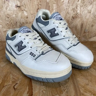 New Balance 550 Aime Leon Dore White Grey Trainers BB550ALE - Kids UK 4 / EU 37 - Image 1 of 4