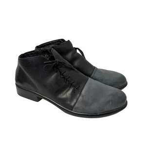 Naot Boots Womens Size 11 Camden Ankle Booties Shoes Black Leather 42 EU - Picture 1 of 10