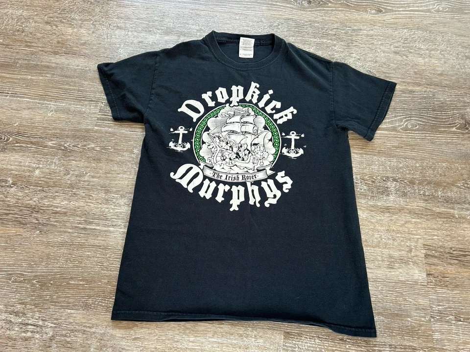 Dropkick Murphys The Irish Rover 2011 Tour T-Shirt Sz S/XS Cities Band Concert - Image 1 of 4