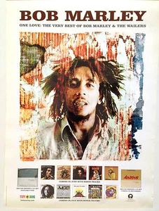 BOB MARLEY ~ SELTENES ORIGINAL VINTAGE WERBEALBUM VERÖFFENTLICHUNG POSTER - Bild 1 von 1