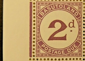 BASUTOLAND 1952 SG D2a. POSTAGE DUE - VIOLET - MNH - Picture 1 of 1