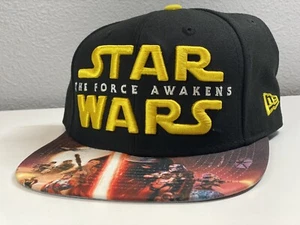 Star Wars The Force Awakens New Era Black Hat Snapback - Picture 1 of 6
