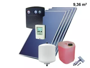 Solaranlage Komplettpaket Flachkollektoren cmk Solarpaket Bafa 10 m² - Bild 1 von 11
