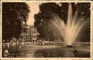 Feldpostkarte BRUXELLES Parlement Parlament Brüssel Belgien Feldpost gelaufen - Picture 1 of 2
