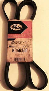 Gates Century Series Micro-V Serpentine Belt 6PK2187 K060860 - Bild 1 von 3