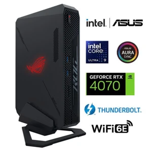 ASUS ROG NUC Gaming PC Desktop Computer Intel 14th Ultra 9 185H 64GB+2TB RTX4070 - Picture 1 of 15