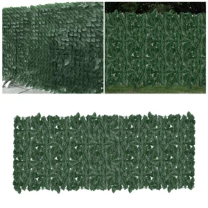 118" x 39" Artificial Ivy Privacy Fence Screen Garden Hedges Faux Ivy Vine Panel - Picture 1 of 12