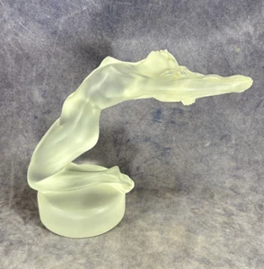 LALIQUE, France Crystal CHRYSIS Nude Mascot Figurine Paperweight - Picture 1 of 13