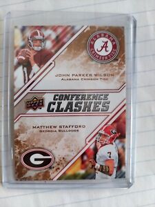 2009 Matthew Stafford/ JPW Upper Deck Draft Edition Conference Clashes 16/25