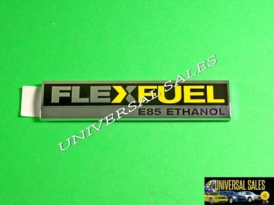 GM CHEVY FLEX FUEL E85 EMBLEMA DE ETANOL INSIGNIA FLEXFUEL NUEVO FABRICANTE DE EQUIPOS ORIGINALES # 15916629 4,5" Foto 1 de 2