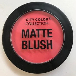 City Color Cosmetics Matte Blush "Deep Coral" New Free Ship 53-HU17A - Picture 1 of 1