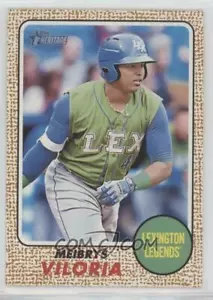 (10) Lote de tarjetas Meibrys Viloria 2017 17 Topps Heritage Minors Rookie Card Royals - Imagen 1 de 1