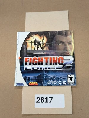 Fighting Force 2 - Sega Dreamcast - Manual Only **NO GAME! - Image 1 of 2