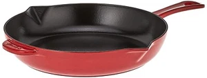 Staub Cast Iron 10-inch Fry Pan - Cherry, Made in France - Picture 1 of 6