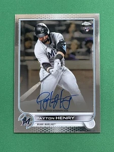 2022 Topps Chrome PAYTON HENRY RC ROOKIE AUTOGRAPHS #RA-PH - Picture 1 of 4