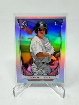 2014 1st Bowman Baseball Michael O'Neill Refractor Prospect Card #BCP48 #099/500 - Image 1 of 2