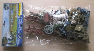 54mm Gettysburg Fence Blue Gray Figures Playset 12 Plastic Toy Soldier 98521 - Picture 1 of 3