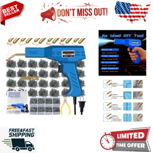 Plastic Welder Kit Soldering Hot Stapler Bumper Repair Welding Gun 800 Staples - Picture 1 of 7