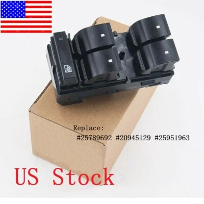 Master Power Window Door Switch For 2007-2013 Chevrolet Silverado 1500 20945129 - Image 1 of 4