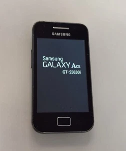 Samsung Galaxy ACE (GT-S5830i) schwarz, geprüft, Händler Garantie Zustand Gut - Bild 1 von 2