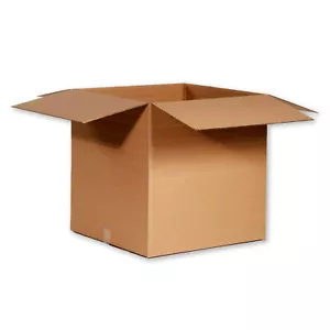 10 24x24x12 Multi-Depth Corrugated Boxes ECT-32 - Picture 1 of 6