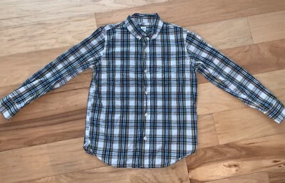 GAP KIDS МАЛЬЧИКОВ СИНИЙ И ЖЕЛТЫЙ КЛЕТКУ РУБАШКА НА ПУГОВИЦАХ РАЗМЕР 10 ОТЛИЧНОЕ СОСТОЯНИЕ LD4 - Изображение 1 из 4