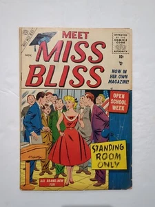Meet Miss Bliss #4 (Nov 1955 Atlas) G/VG 3.0 Al Hartley cover and art - Picture 1 of 2