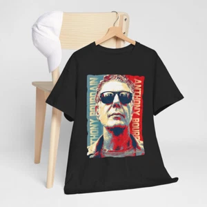 Camiseta Anthony Bourdain Hope Chef Cocina Cocina Culinaria Divertida Regalo - Imagen 1 de 10