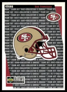 1997 Collector's Choice San Francisco 49ers #SF14 Checklist - Picture 1 of 2