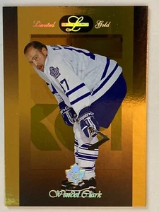 1996-97 Leaf Limited Gold Wendel Clark #12 READ DESCRIPTION - Picture 1 of 2