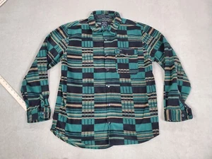 Billabong Jacket Mens Extra Large Black Green Snap Button Up Sweater Sweatshirt - Picture 1 of 7