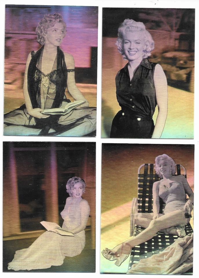1992 Marilyn Monroe Hollywood Legends Vision Graphix Hologram Cards Harold Lloyd - Image 1 of 1