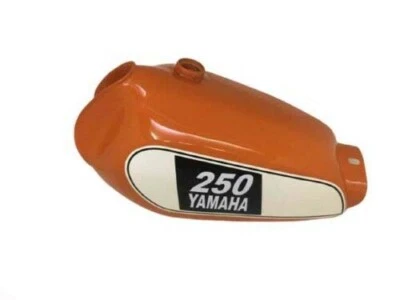 YAMAHA XT 250 3Y3 4Y1 Tanque de gasolina pintado naranja 1980-1990/APTO PARA Foto 1 de 4