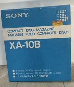Nuevo en caja Sony XA-10B Cartucho cambiador cargador DIsc/CD compacto automático de 10 discos nuevo - Imagen 1 de 7