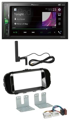 Pioneer MP3 DAB AUX 2DIN Bluetooth Autoradio für Kia Soul PS ab 14 piano-schwarz - Bild 1 von 4