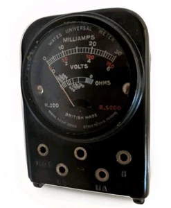 Vintage Wates Universal Meter - British Electrical Gauge - Volt Ohm Milliampere - Bild 1 von 7