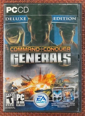 Command and Conquer Generals PC CD Deluxe Edition mit Zero Hour Expansion Pack - Bild 1 von 4