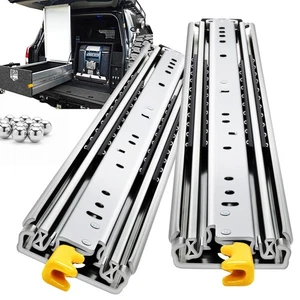 Heavy Duty Drawer Slides with Lock 12 14 16 18 20 22 24 26 28 30 32 34 36 38 ... - Picture 1 of 8