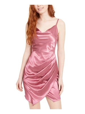 VESTIDO BCX Mujer Rosa Correa de Espagueti Sobre la Rodilla Vaina Vestido Juniors 1 Foto 1 de 3