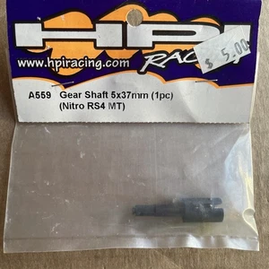 HPI RACING A559 gear shaft 5x37mm (1 PIECE) Nitro Rs4 Mt - Picture 1 of 2