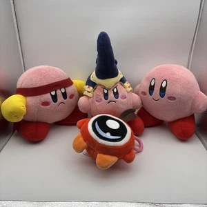 Nintendo Fighter Boxer Kirby 5 Zoll Plüsch Maskottchen Stars Hal 4 Stück LESEN - Bild 1 von 9