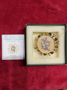 Hummel Juego De 12 Adornos Dorados Navidad “Pequeños Adultos” - Imagen 1 de 12