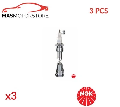 ENGINE SPARK PLUG SET PLUGS NGK 7422 3PCS P NEW OE REPLACEMENT - Image 1 of 4