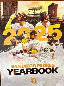 2025 SAN DIEGO PADRES YEARBOOK PETCO PARK MLB WORLD SERIES CHAMPION S.D. DARVISH - Picture 1 of 1