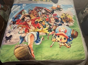 One Piece Crew Wall Tapestry Anime 58” X51” - Picture 1 of 7