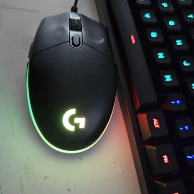 Logitech Pro Y-U0031 Wired Gaming Keyboard USB w/ Bonus G203 Lightsync Mouse - Image 1 of 4