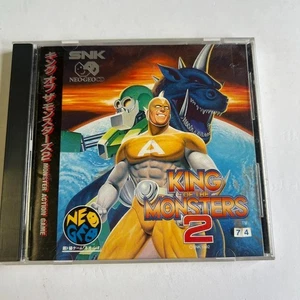 NeoGeo CD NCD SNK King of The Monsters 2 JP Edit Very Good - Picture 1 of 3