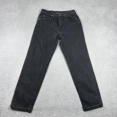Wrangler Jeans Men’s 33x32 Black Denim Made in USA Straight Fit Vintage - Image 1 of 4