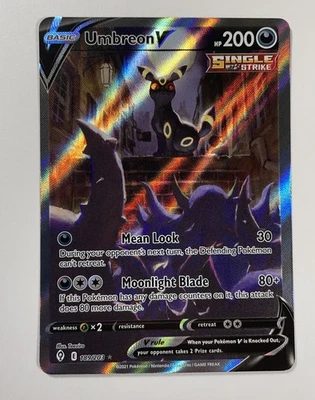 Umbreon V Alternate Art Evolving Skies 189/203 Alt FA Pokemon Card 2021 NM/MT - Image 1 of 4