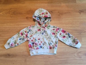 GAP Hoodie w/Flowers GREAT QUALITY Girls Size 6/7 - Picture 1 of 3